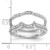 14KT White Gold 1/3 carat Diamond Complete Ring Guard