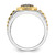 10KT Two-tone Champagne Diamond Mens Ring