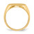 14KT 20.5x16.0mm Open Back Mens Signet Ring