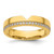 14KT Diamond Mens Complete Wedding Band