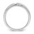 14KT White Gold 3-Stone 1/8 carat Diamond Complete Men's Band