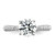 14KT White Gold Diamond Semi-Mount Hidden Halo Engagement Ring