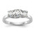 3 Stone Semi-Mount Engagement Rings