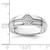 14KT White Gold Grooved Complete Diamond Mens Wedding Band