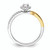 Two Promises 14KT Two-tone Diamond Round Halo Complete Engagement Ring