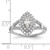 14KT White Gold Double Halo (Holds 3/8 carat (7.0x3.5mm) Marquise Center) 1/2 carat Diamond Semi-Mount Engagement Ring
