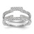 14KT White Gold 3/8 carat Diamond Complete Ring Guard