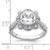 Fancy Halo Moissanite Engagement Rings