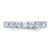 Cushion Moissanite Eternity Band