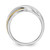 14KT Two-tone 7-Stone 1/3 carat Diamond Complete Men's Ring