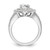 14KTW Round Diamond Semi-Mount Double Halo Engagement Ring