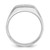 14KT White Gold IBGoodman Men's Polished and Satin 1/5 carat Diamond Complete Ring