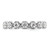 14KT White Gold Hexagon Setting Diamond Wedding Band