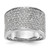 14KT White Gold Micro Pave 1 carat Complete Diamond Band