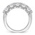 14KT White Gold Diamond Tension Set Wedding Band