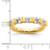 14KT Diamond Tension Set Wedding Band