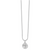 White Ice Sterling Silver Rhodium-plated 18 Inch Diamond Tree Necklace with 2 Inch Extender