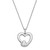 Sterling Silver Cubic Zirconia Antiqued Mother Of The Groom 18in. Necklace