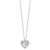 Sentimental Expressions Sterling Silver Rhodium-plated Cubic Zirconia Antiqued 18in Angel of Love Necklace