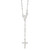 Sterling Silver Polished Rosary Necklace