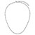 Leslie's Sterling Silver RH-plated Polished 16in with 2in ext. Necklace