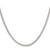 Sterling Silver Polished 3.0mm Double Diamond-cut Curb Chain