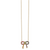 Prizma Sterling Silver Gold-tone 14K Flash Gold-plated 16 inch Colorful Cubic Zirconia Bow Necklace with 2 inch Extender