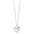 Sentimental Expressions Sterling Silver Rhodium-plated Cubic Zirconia Motherhood 18in. Necklace