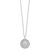 Sentimental Expressions Sterling Silver Rhodium-plated Cubic Zirconia A Time For Miracles 18in. Necklace