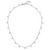 Leslie's Sterling Silver Rhodium-plated Cubic Zirconia with 1in ext. Necklace