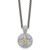 Shey Couture Sterling Silver Rhodium-plated with 14K Accent and Diamond 18 inch Necklace