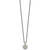 Shey Couture Sterling Silver Rhodium-plated with 14K Accent and Diamond 18 inch Necklace