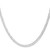 Sterling Silver Rhodium-plated 3.8mm Flat Curb Chain