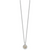 Shey Couture Sterling Silver Rhodium-plated with 14K Accent Diamond 18 inch Necklace