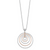 Leslie's Sterling Silver Rose Gold-Plated D/C with 1in ext. Necklace