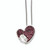 Sterling Silver & Cubic Zirconia Brilliant Embers Pink Heart Necklace
