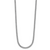 Leslie's Sterling Silver Rhodium-plated with  2in ext Choker Necklace