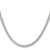 Sterling Silver Polished 3.9mm Double Diamond-cut Curb Chain