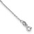 Sterling Silver Rhodium-plated 11-Station Cubic Zirconia Polished Necklace