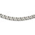Chisel Stainless Steel Polished 24 inch Fancy X Link Necklace