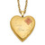 1/20 Gold Filled 20mm Enameled I Love You Heart Locket Necklace