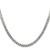 Sterling Silver 4.5mm Flat Curb Chain