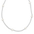 Sterling Silver Rhodium-plated & FWC Pearl with mirror Beads Necklace