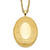 1/20 Gold Filled 26mm Leaf Border Oval Locket Necklace