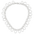 Sterling Silver Polished & Textured Fancy Link Necklace