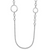 Leslie's Sterling Silver Rhodium-plated Polished Necklace