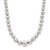 Sterling Silver Polished Beaded Necklace