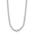 Sterling Silver Polished Beaded Necklace