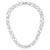 Sterling Silver Fancy Twisted Link Necklace