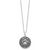 Sentimental Expressions Sterling Silver Rhodium-plated Antiqued Paw Ash Holder 18 Inch Necklace